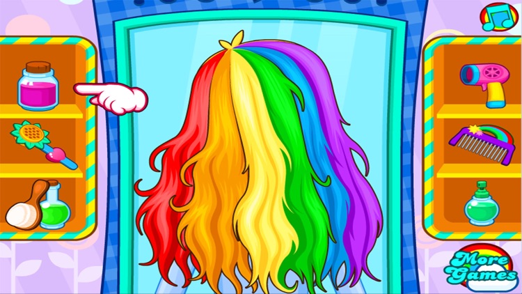 My pony Hair design Dressup style