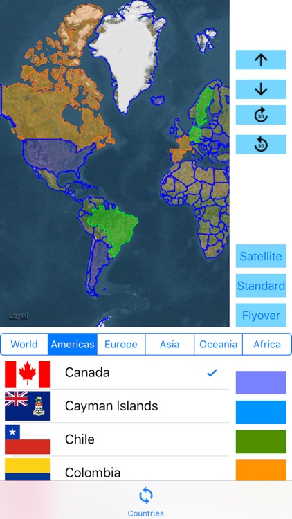 3D Visited Countries