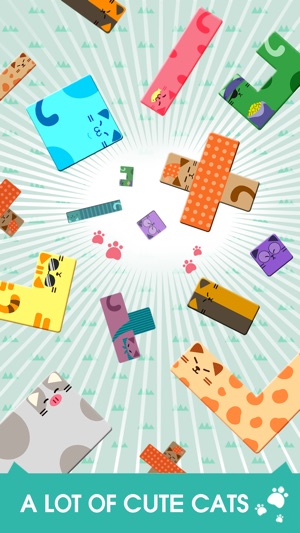 Nekodorakku Block Puzzle Screenshot