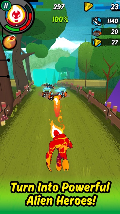 Ben 10: Up to Speed – Omnitrix Runner Alien Heroes