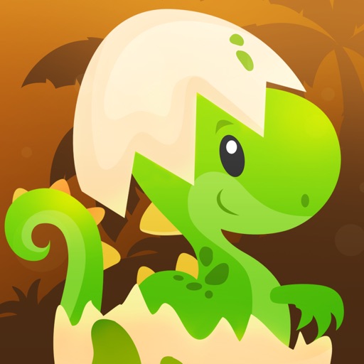 Dinosaur feeding game Icon