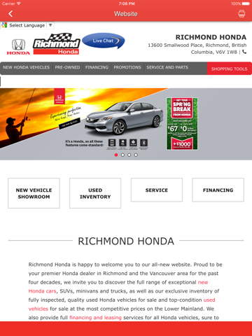 Richmond Honda screenshot 3