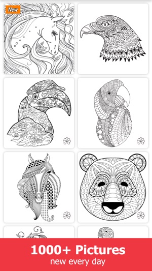 Adult Coloring Book Pages for Adults and Kids(圖2)-速報App