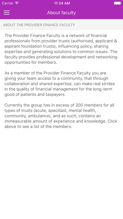 HFMA Provider Finance Faculty