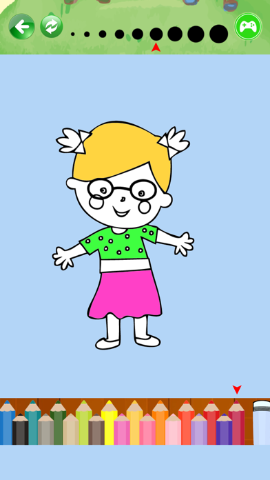 Little boys and girl Coloring Pages for Children 1.0 IOS -