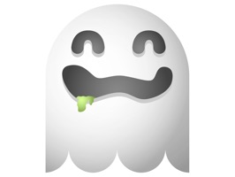 Sticker pack with funny ghosts