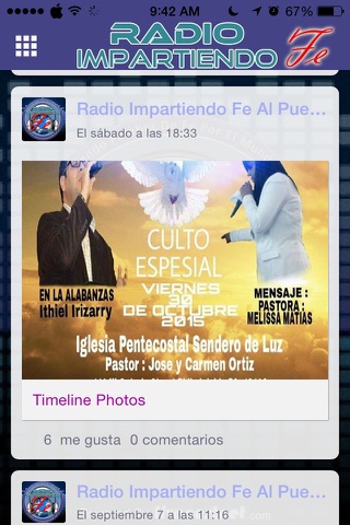 Radio Impartiendo Fe screenshot 2