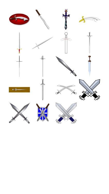 Swords Eight Sticker Pack