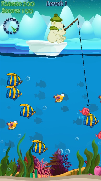 Polar Bear Fishing - fish game seafish games free