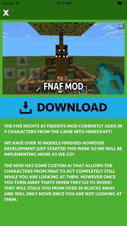 FNAF ADDONS FOR MINECRAFT POCKET EDITION (PE) screenshot-4