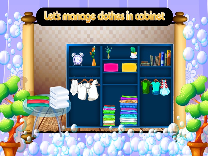 Girls Laundry Washing- Clothes Cleanup  Wash Game