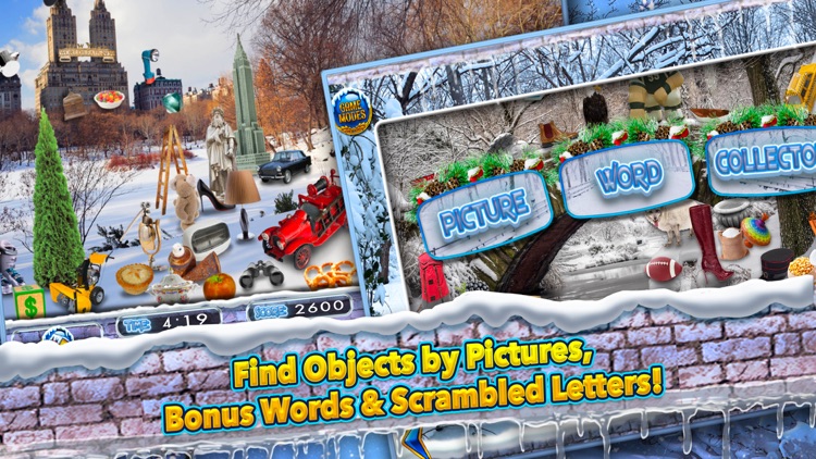 Central Park New York Winter - Hidden Object Time screenshot-4