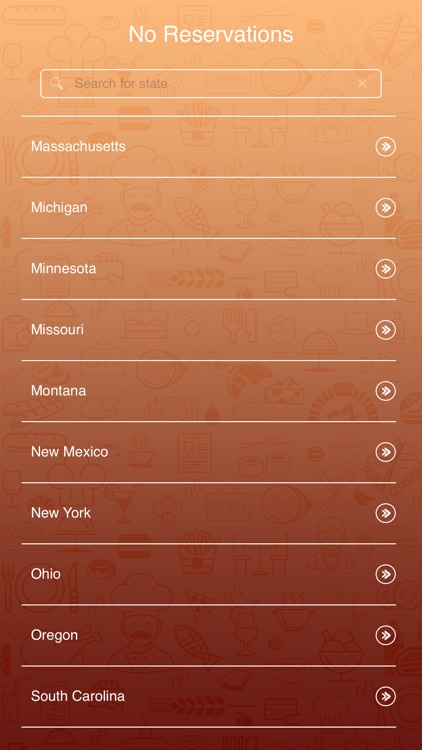 No Reservations Restaurants