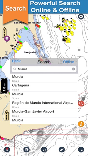 Marine Murcia Boating Charts(圖3)-速報App