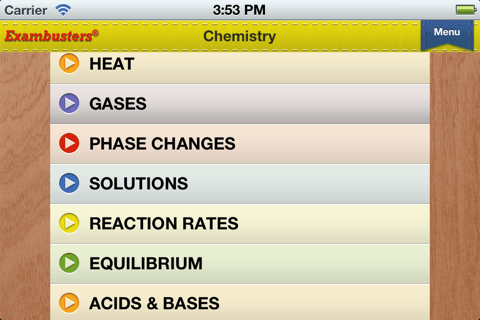 NY Regents Chemistry Prep Flashcards Exambusters screenshot 3
