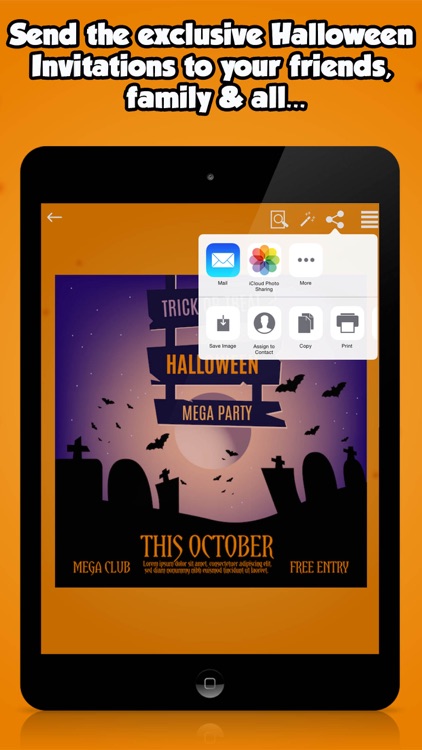 Halloween Party Invitations screenshot-4