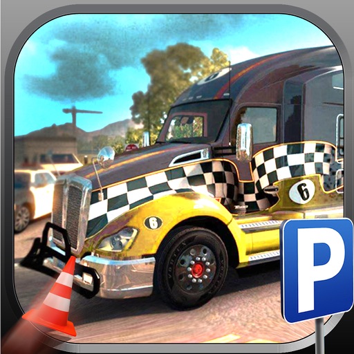 Parking of Loaded Cargo Truck Drive Simulator 2017 Icon