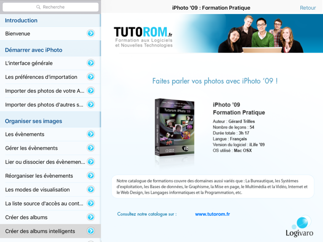 Tutorom pour iPhoto '09 - Formation Vidéo(圖5)-速報App