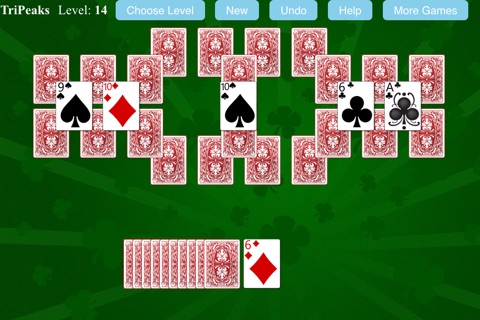 TriPeaks Solitaire Game screenshot 2
