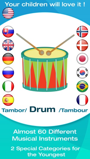 Musical Instruments Flashcards for Babies,Toddlers(圖1)-速報App