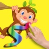 Cute Monkey Coloring Games For Kids
