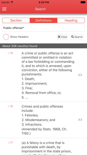 California Penal Code(圖4)-速報App