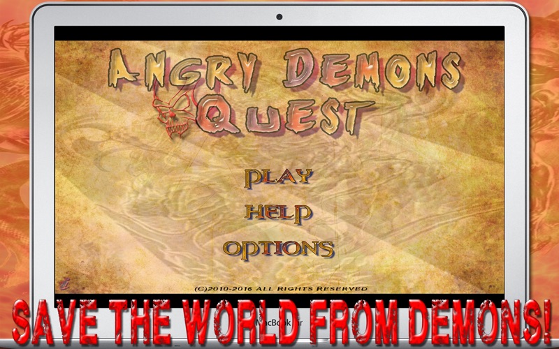 Screenshot #1 pour Angry Demons Quest Puzzle Game