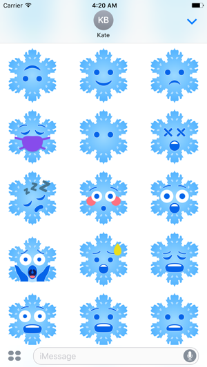 Christmas Snowflakes Stickers(圖5)-速報App