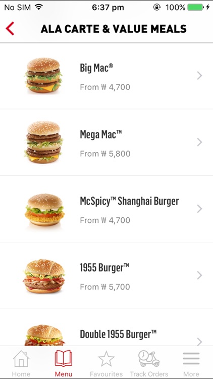 Menu mcdonald ksa McDonald's Menu