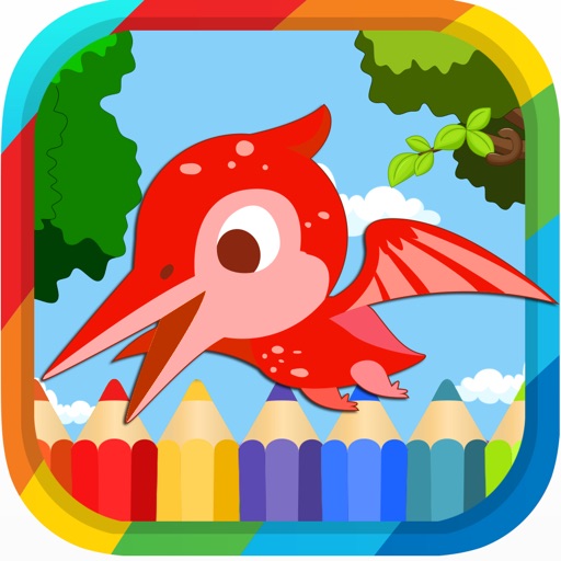 Dinosaur Park Coloring Jurassic's World For Kids iOS App