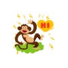 Mad Monkey stickers by NestedApps Stickers