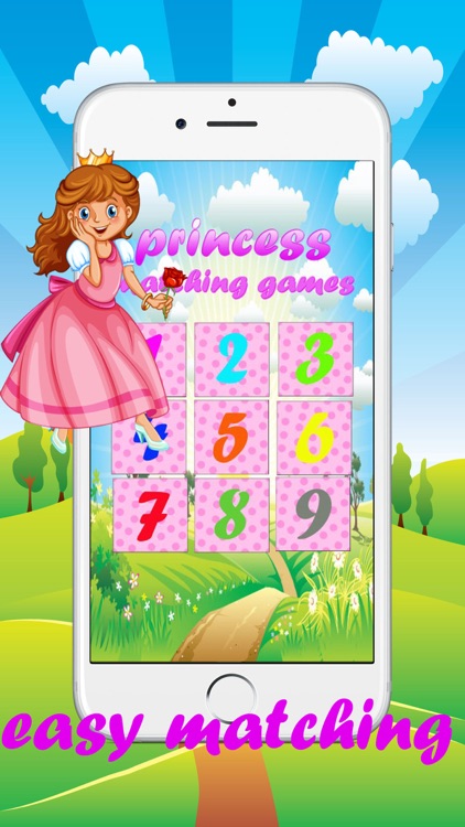 princess matching games for kids