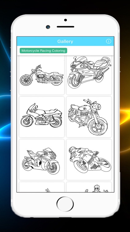 Motorcycle Racing Coloring Book For Kids screenshot-4