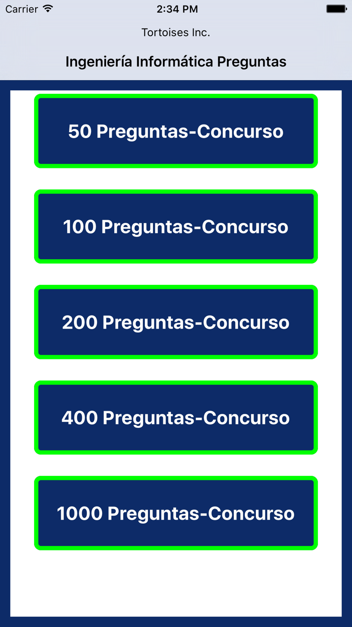 Ingeniería Informática Preguntas