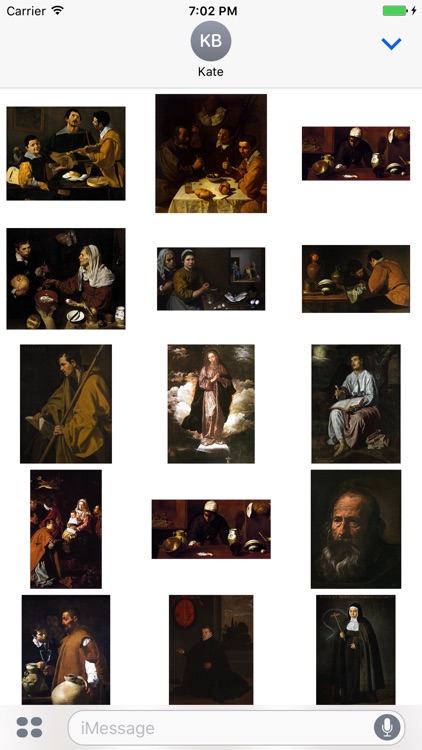 Diego Velazquez Paintings for iMessage