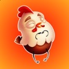 Happy Rooster Stickers