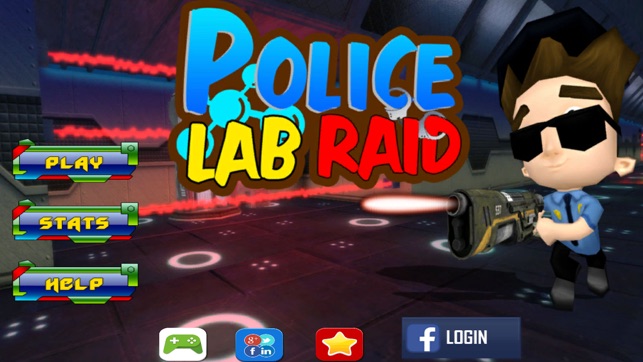 Police Lab Raid : Police Shooting Games 