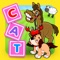 If you are looking for some top FREE download flash cards games for 2-4 years old kids, preschoolers, it is highly recommended to download this application for your children to learn about ABC English alphabet reading and spelling first words of cute animal vocabularies
