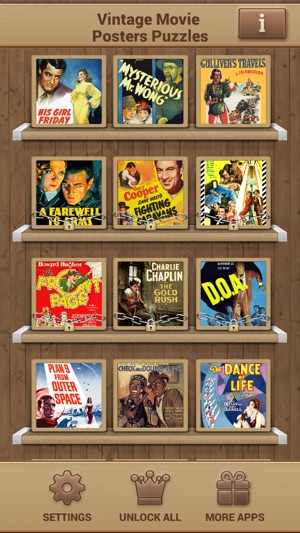 Vintage Movie Posters Puzzles(圖2)-速報App