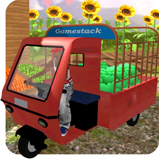 Tuk Tuk Auto Rickshaw Cargo - City Simulator Game Icon
