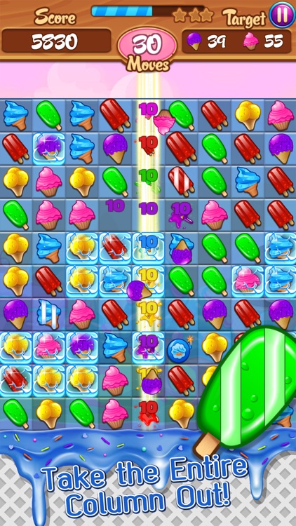 Ice Cream Frenzy: Free Match 3 Game screenshot-4