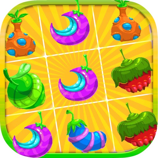 Colorful Fruits - Alien Farm Icon