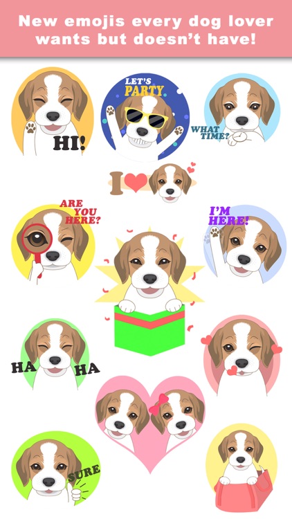 BeagleMoji - Stickers & Keyboard for Beagle Dogs