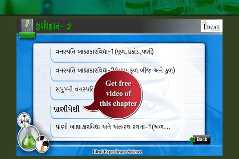 Ideal E-learning Biology (Sem : 2) in Gujarati screenshot 2