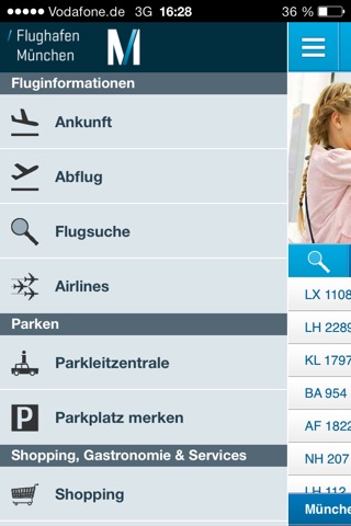 Flughafen München - Munich Airport - MUC screenshot 2