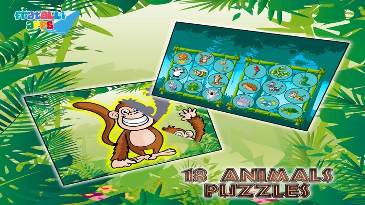 Jungle Games - Matching, Stickers and Puzzles