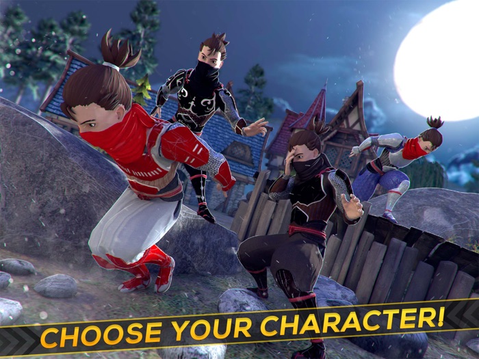 Ninja Creed Run . The Assassin Night