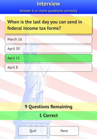 USA Citizenship Test 2017 screenshot 2