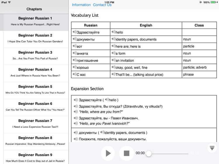 Intro to Russian Language and Culture for iPad