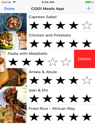 COGI FoodMenu screenshot 2